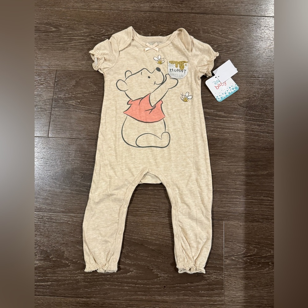 Winnie the Pooh Jacket, mitts, hat and wenzi